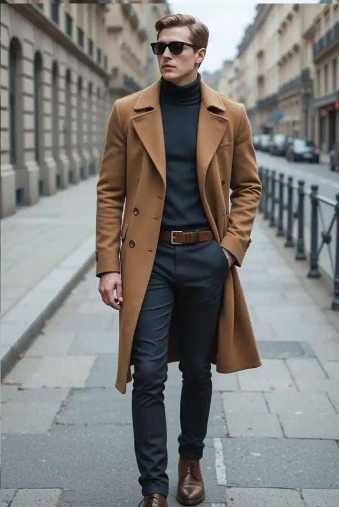 Leather Long Coat