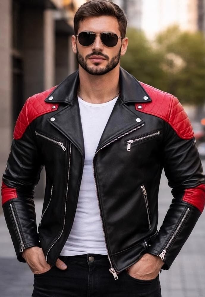 Racer Leather Jacket for Women