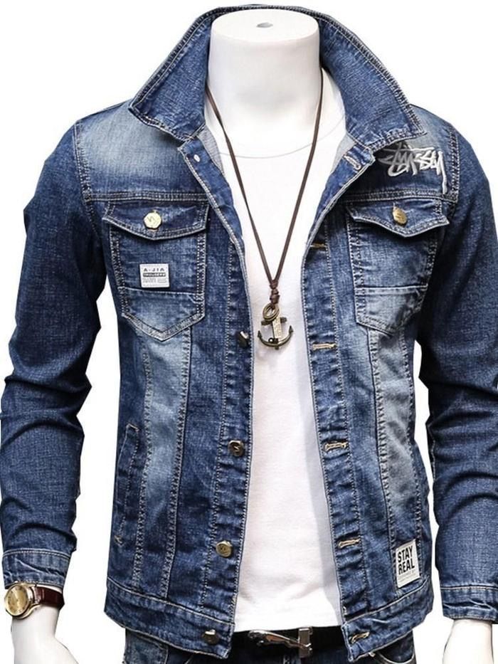 Denim Jacket Outfit for Men 1