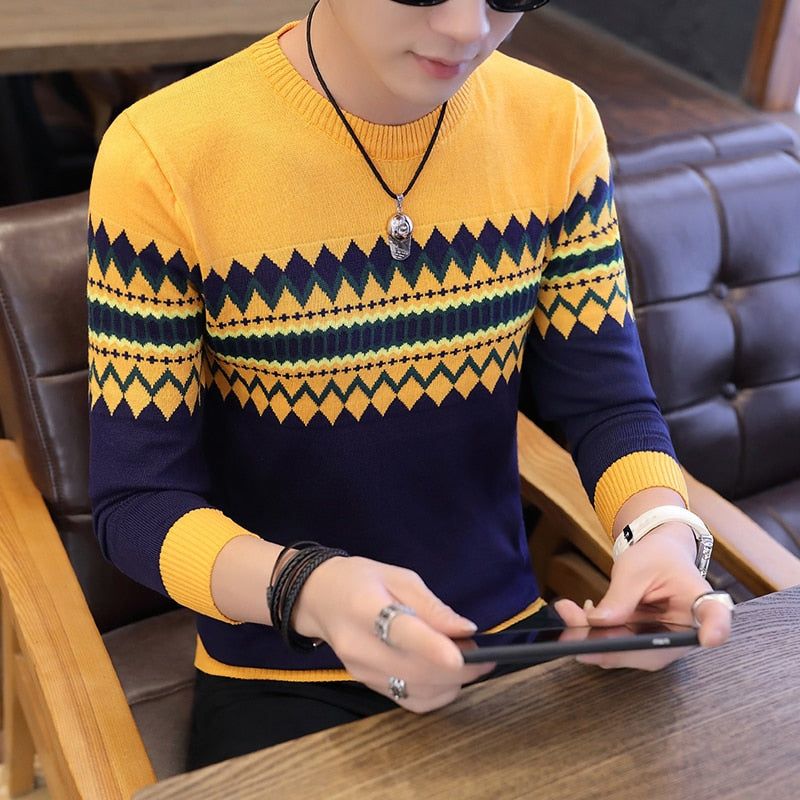 Men's Stylished Knitted Sweater