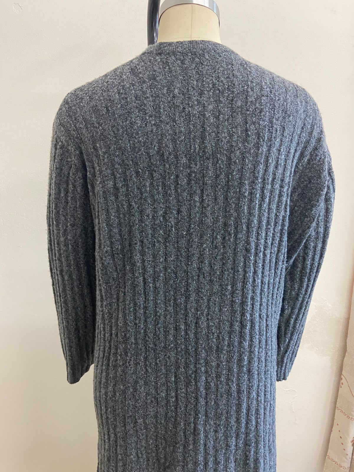 Women's Long Cardigan with waist belt Front